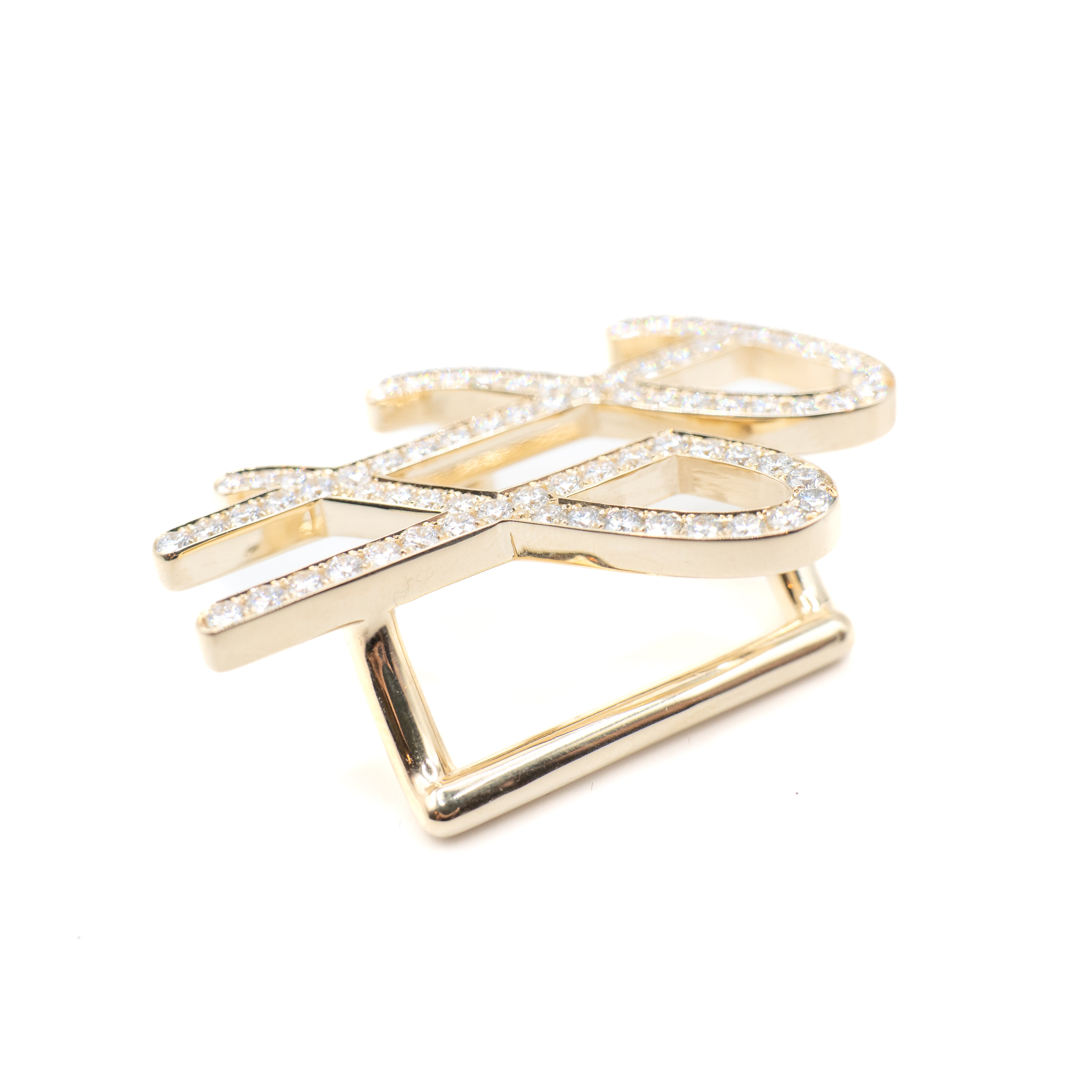 Custom Brand Belt Buckle - Diamond or Engraved